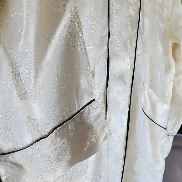 Vintage-Made Japanese Silk Robe - Picture 4 of 7